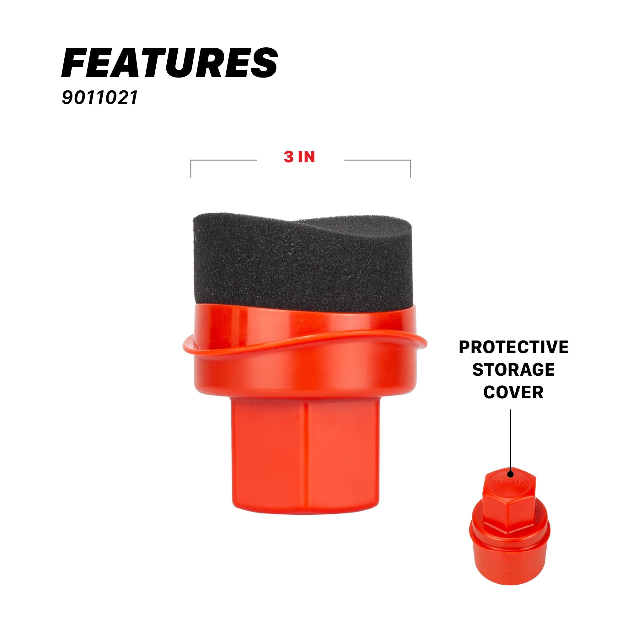 Tire Shine Applicator | Dressing Applicator with Cover