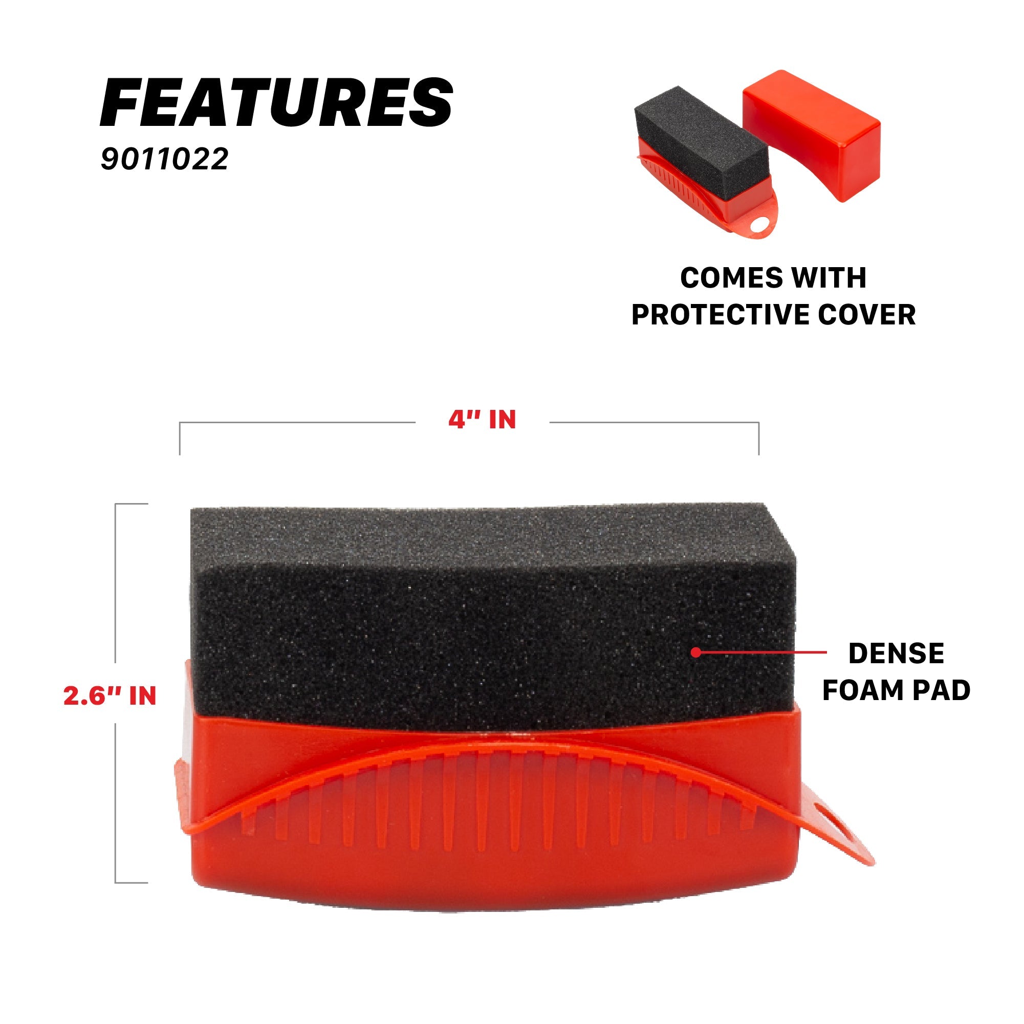 Tire Shine Applicator | Dressing Applicator with Cover