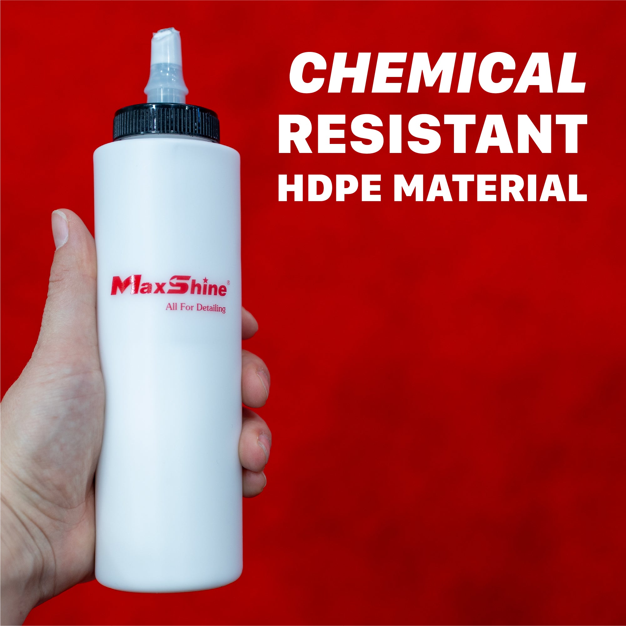 Compound Polish Wax Dispenser Bottle with Self Cleaning Cap - 400ml