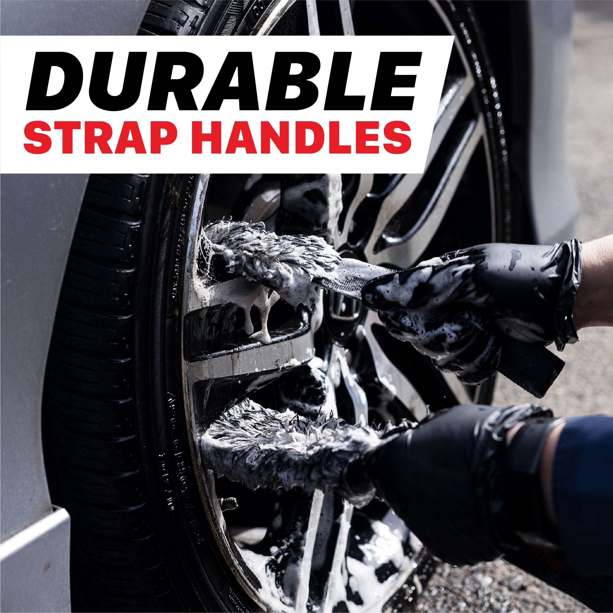 Microfiber Wheel Scrubbing Belt - 2 Pack