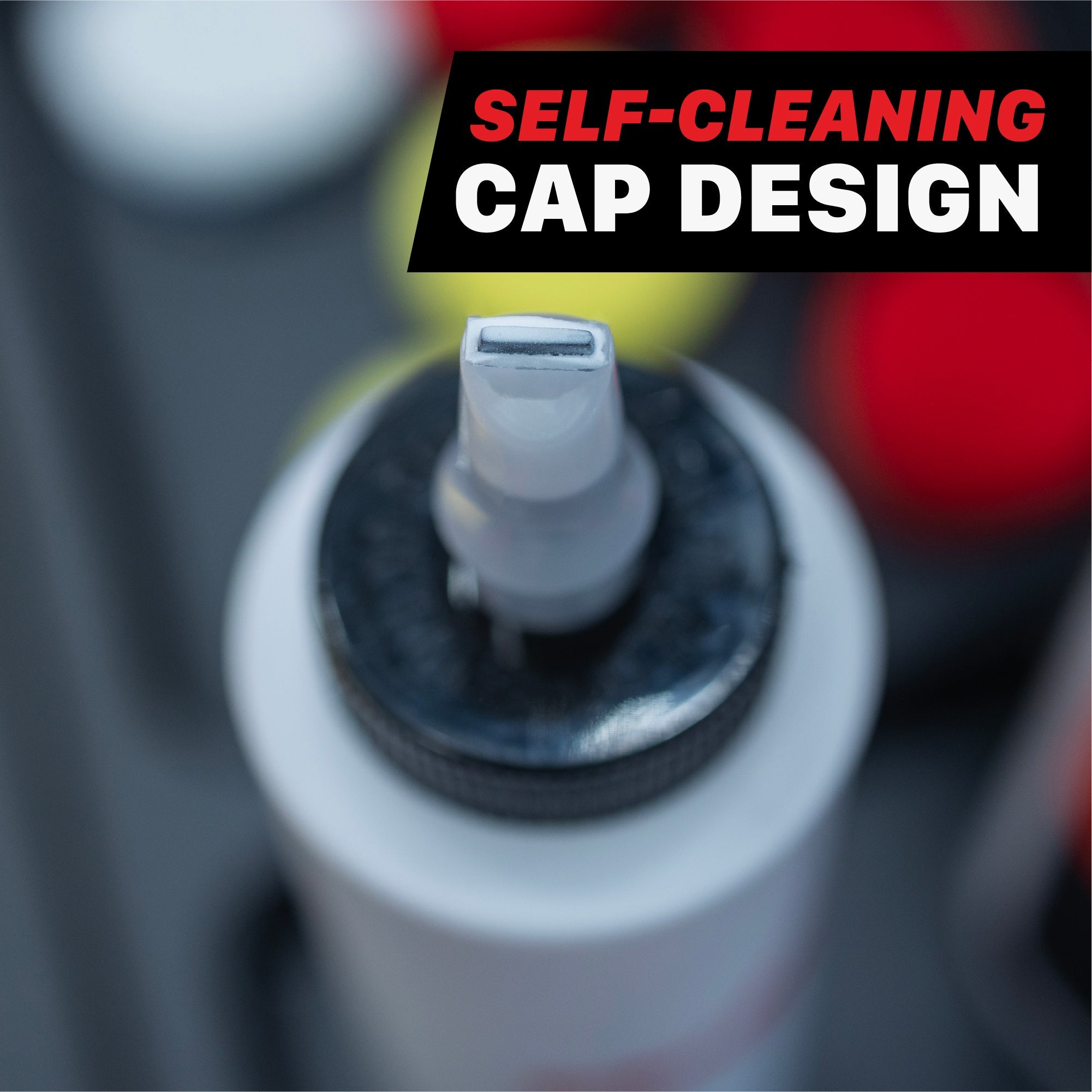 Compound Polish Wax Dispenser Bottle with Self Cleaning Cap - 400ml