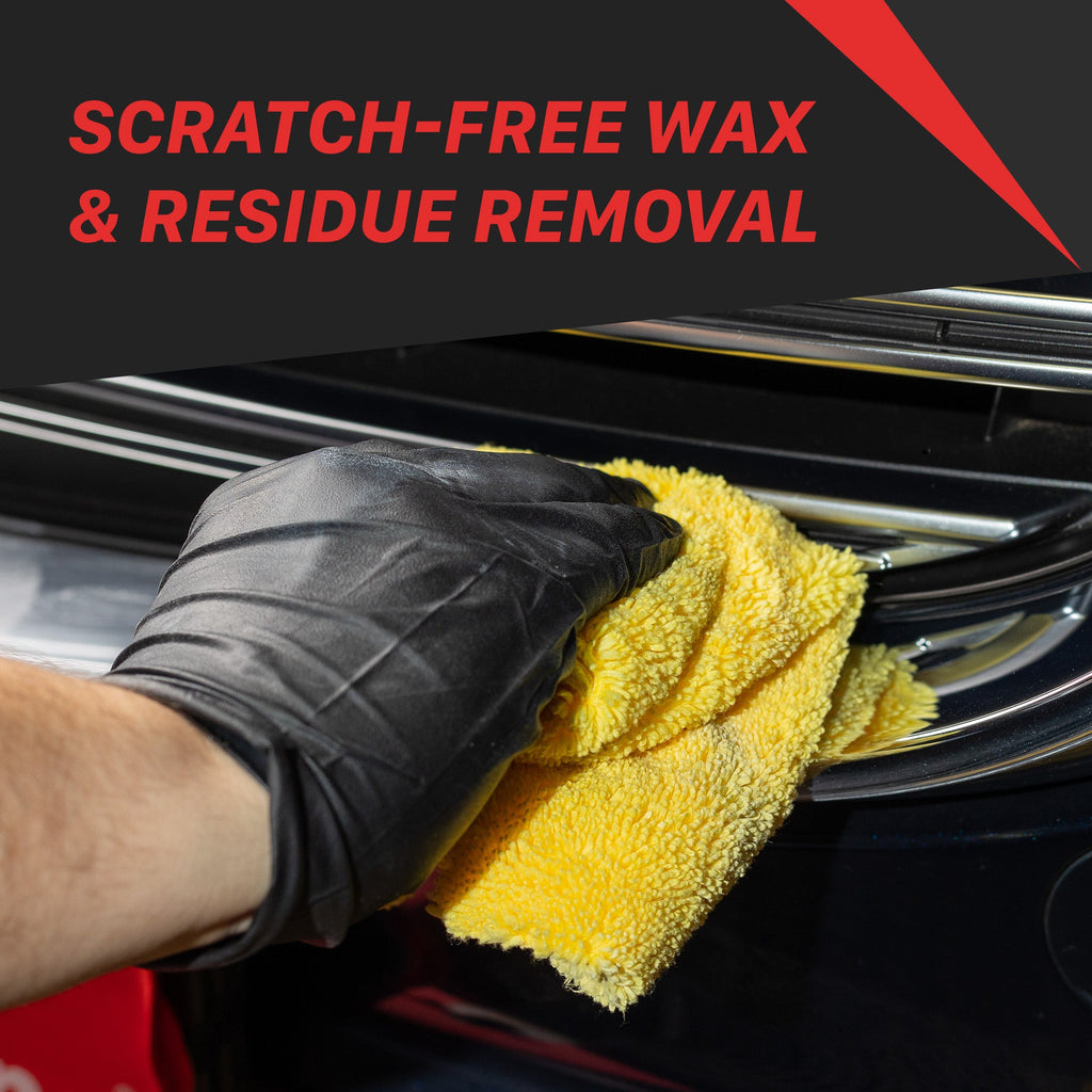 Microfiber Car Cloth | 500GSM Fluffy Wax Removal Microfiber Towel